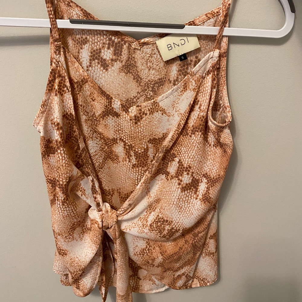 Snake skin tank top